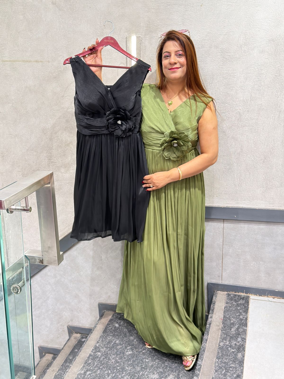 Regal Luxe Designer Evening Gown for Women
