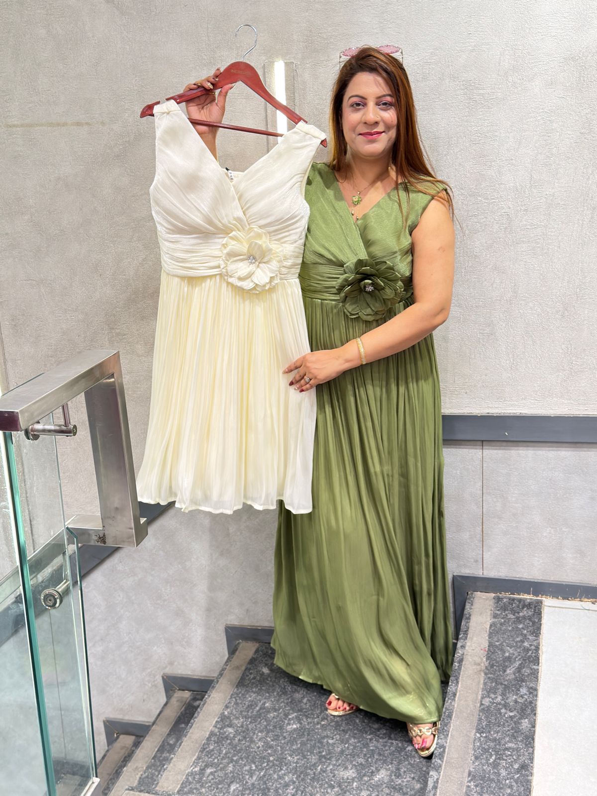Regal Luxe Designer Evening Gown for Women