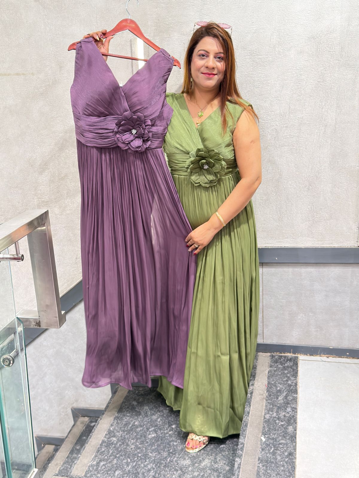 Regal Luxe Designer Evening Gown for Women