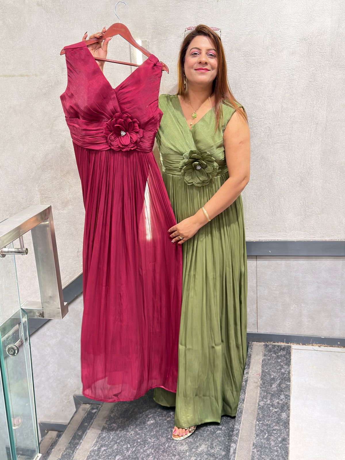 Regal Luxe Designer Evening Gown for Women