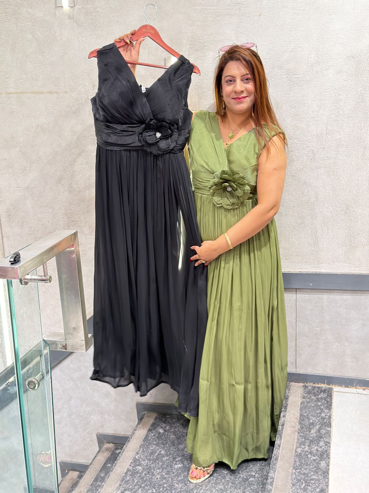 Regal Luxe Designer Evening Gown for Women