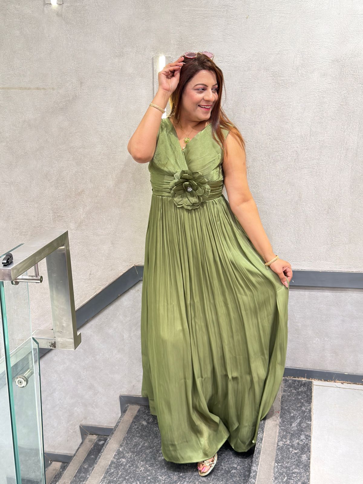 Regal Luxe Designer Evening Gown for Women