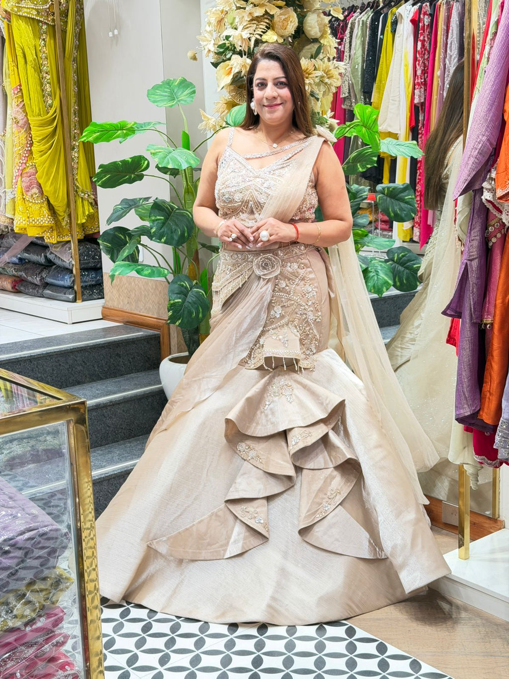 Fish Cut Designer Indo-Western Dress for Women | Increase Fashion