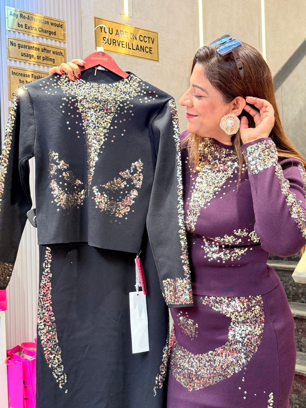 Knitted Fabric Western Outfit | Increase Fashion