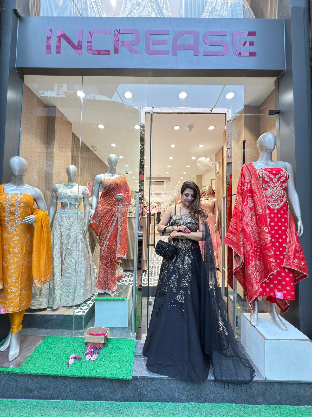 Classic Black with Golden Embellishment Lehenga