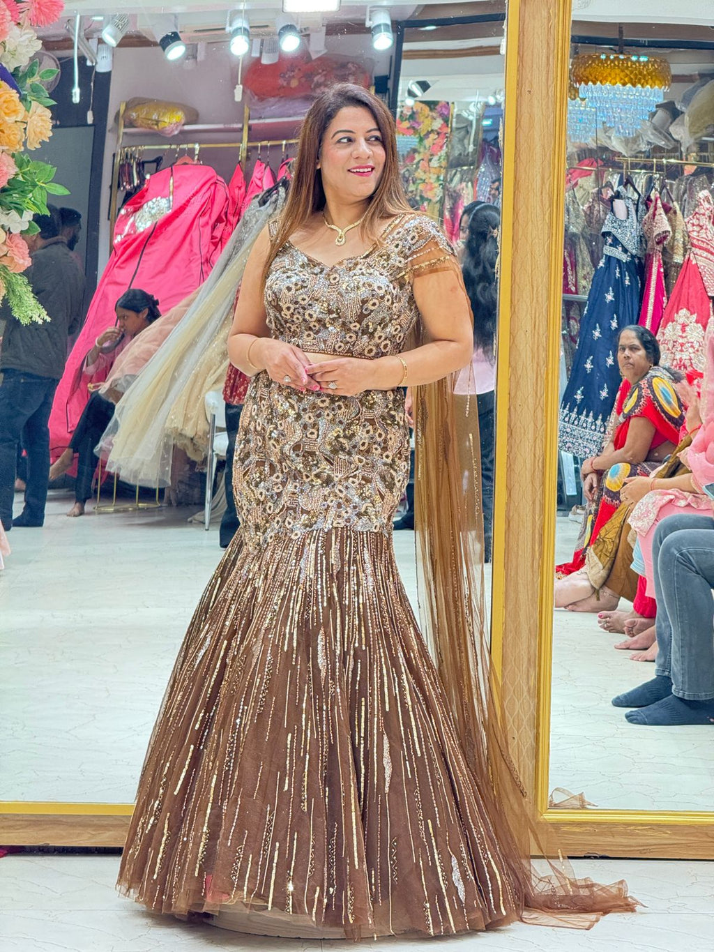 Buy Stunning Fishtail Lehenga at Increase Fashion