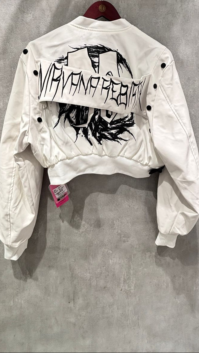 Women's Streetwear Motorcycle Cropped Jacket
