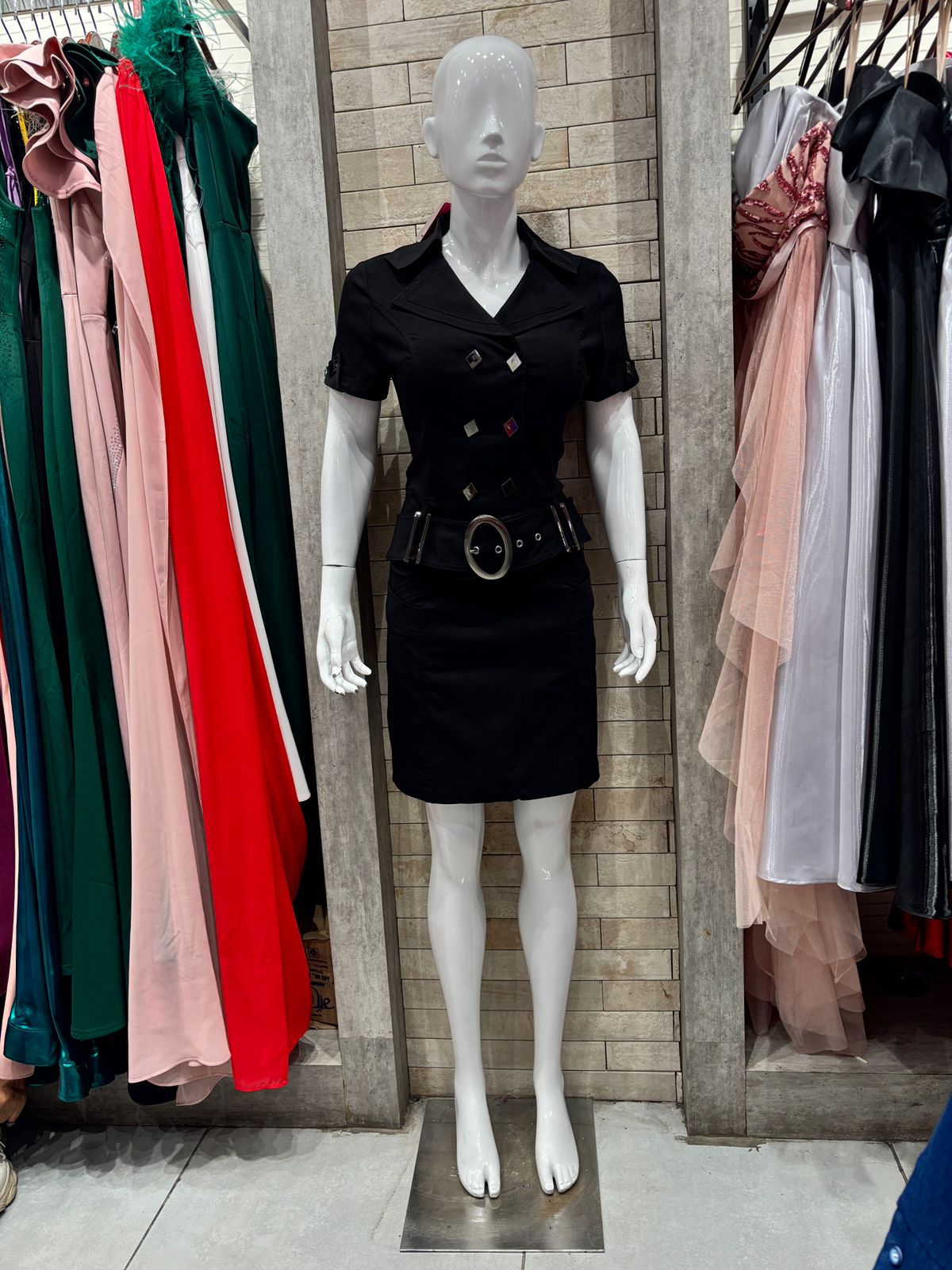 Stylish Belted Shirt Dress for Women & Girls