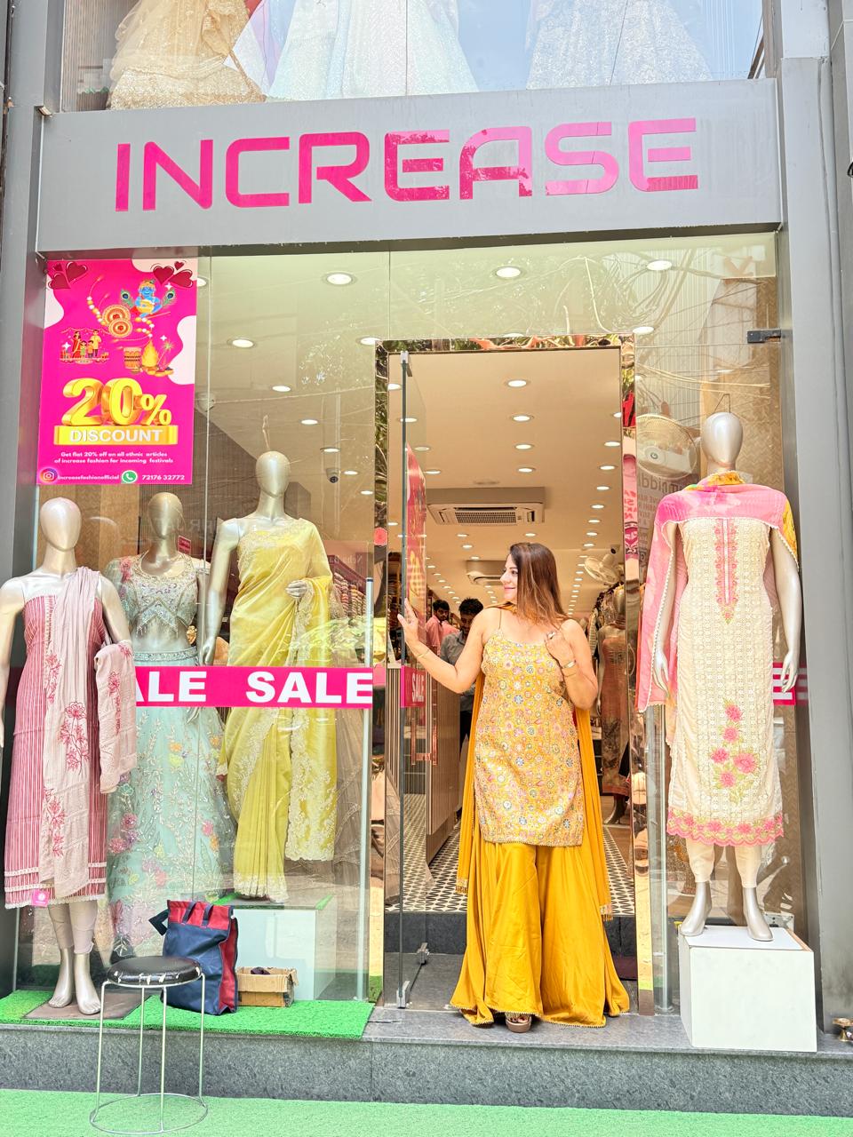 Mustard Yellow Sharara Suit