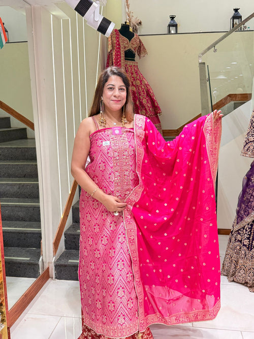 Banarasi Silk 3 Suit Set