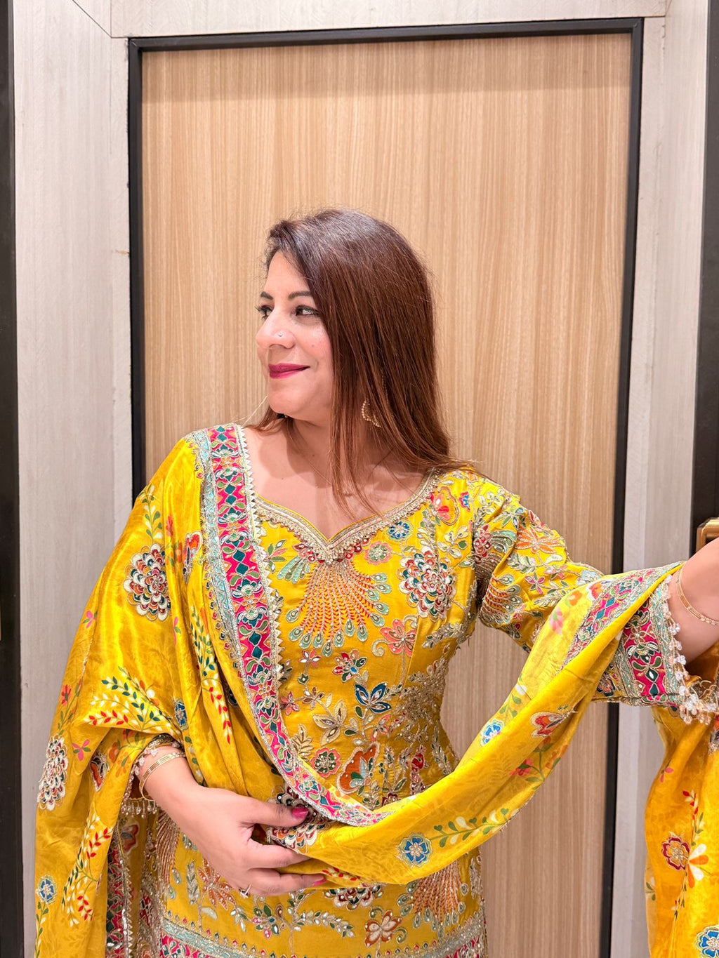 Heavy Fancy Palazzo Pair with Dupatta Set