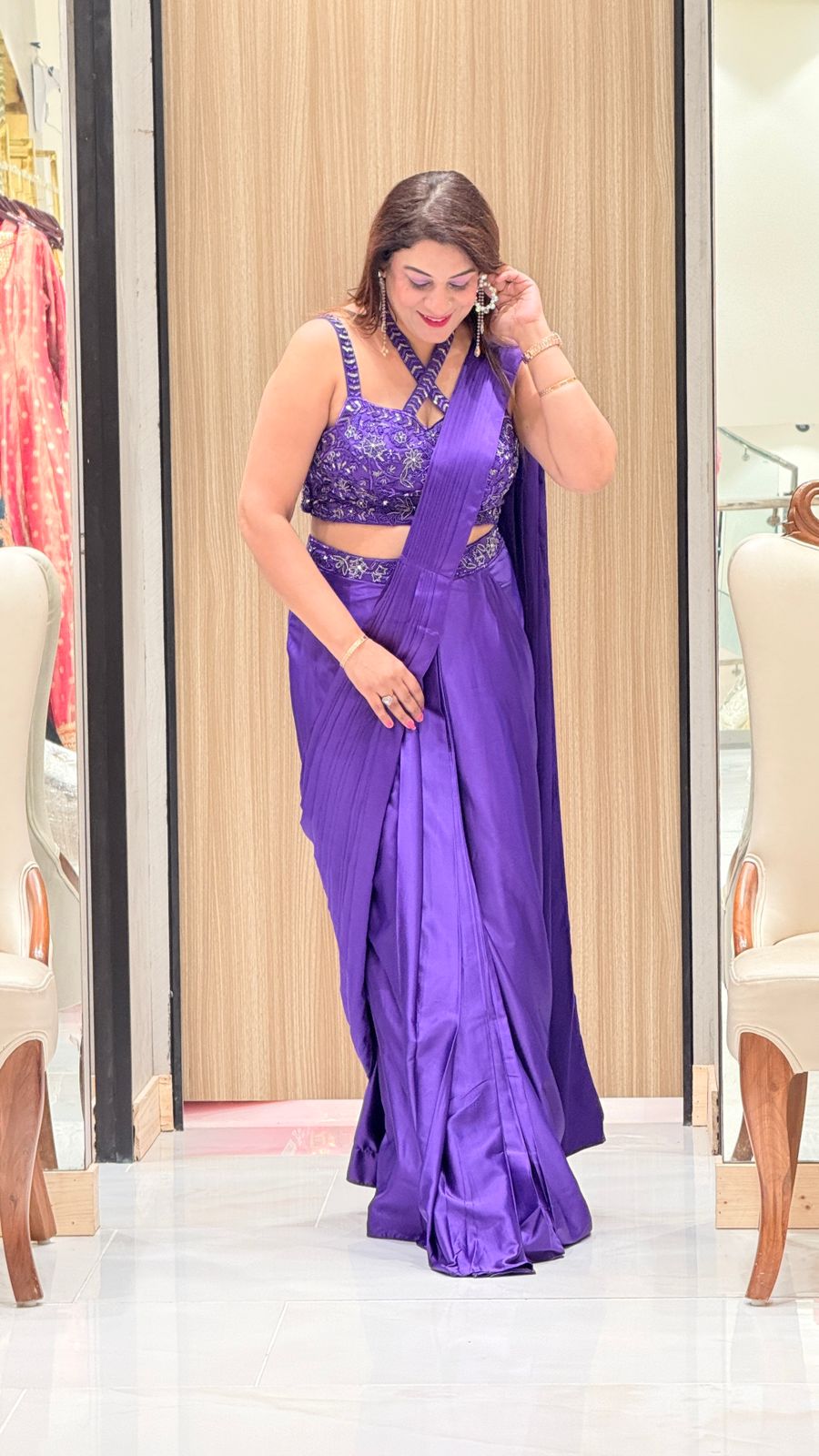 Premium Indo Western Drape Saree | Increase Fashion