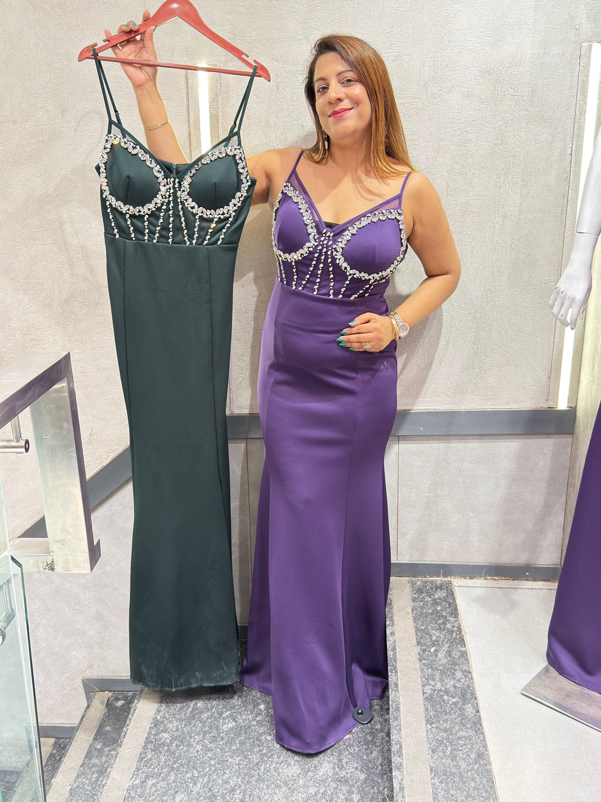 Designer & Partywear Stretchable Dress | Increase Fashion