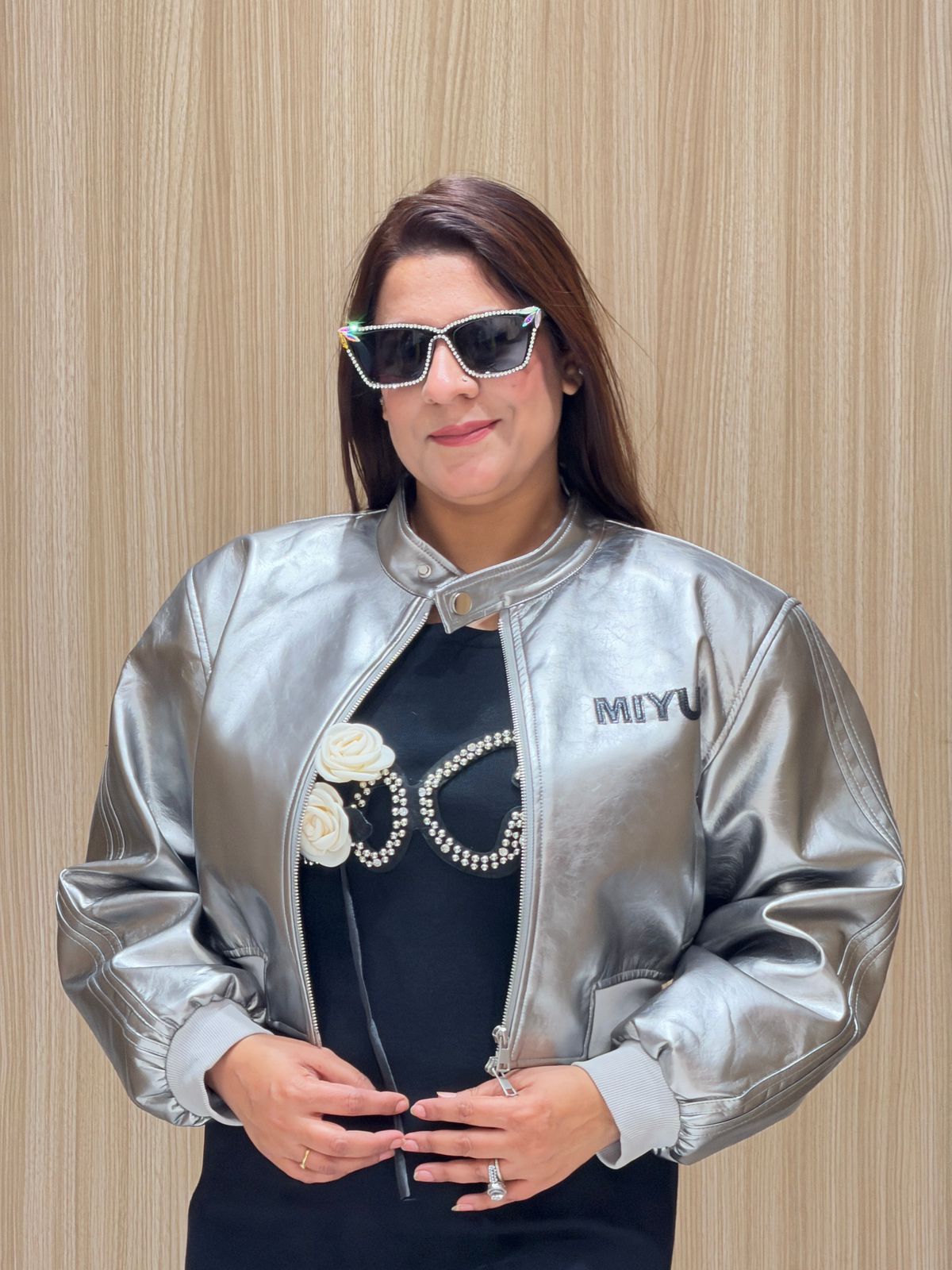 Silver Women’s Jacket | Buy Silver Women Jackets Online in India | Increase Fashion