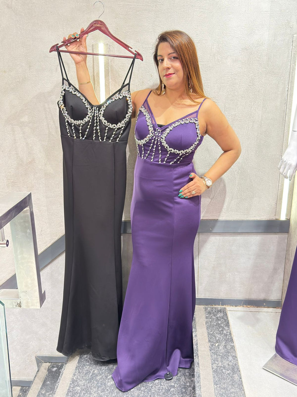 Designer & Partywear Stretchable Dress | Increase Fashion