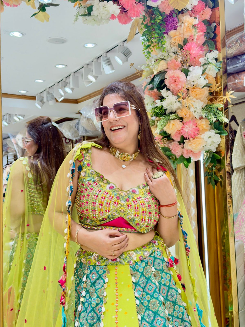 Multicolor Premium Silk Lehenga | Increase Fashion