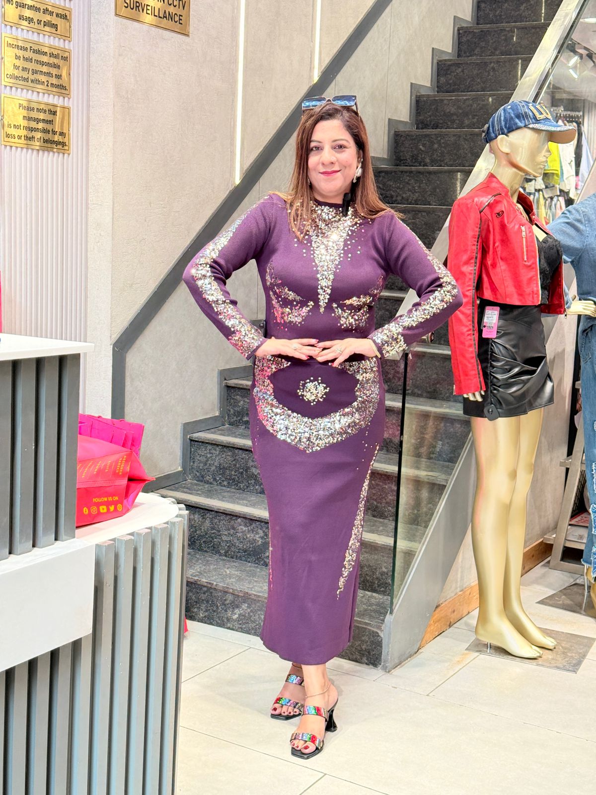 Knitted Fabric Western Outfit | Increase Fashion