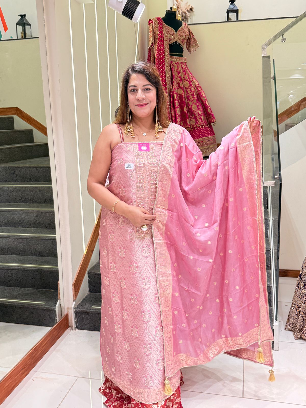 Banarasi Silk 3 Suit Set
