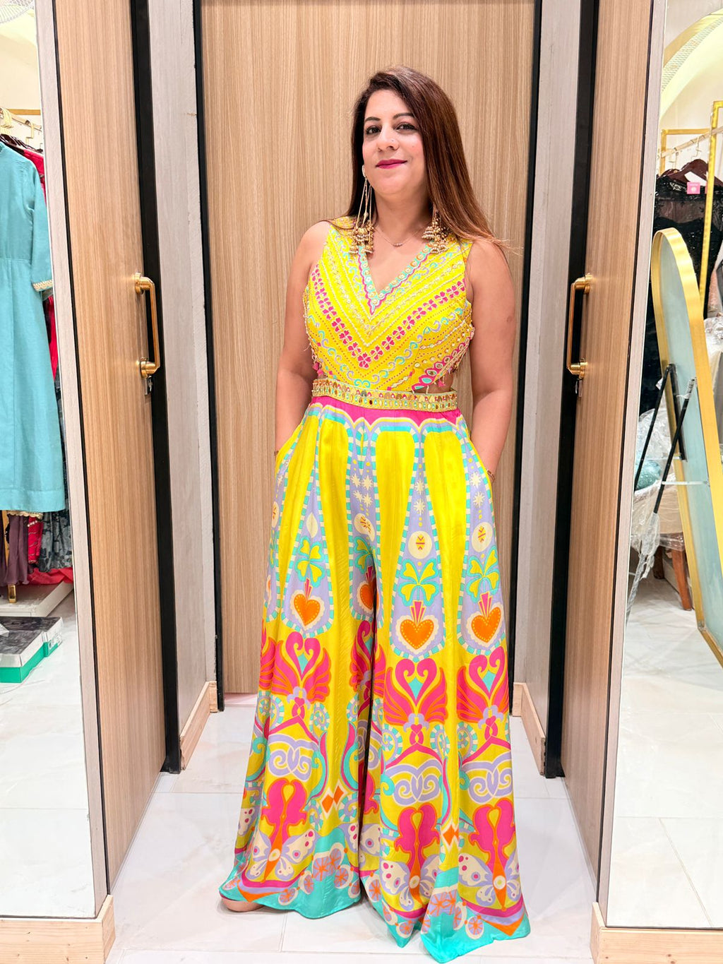 Designer Silk Fabric Outfit for Women