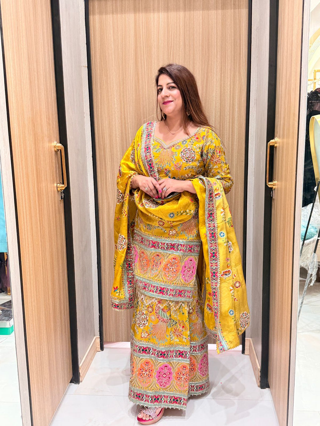 Heavy Fancy Palazzo Pair with Dupatta Set