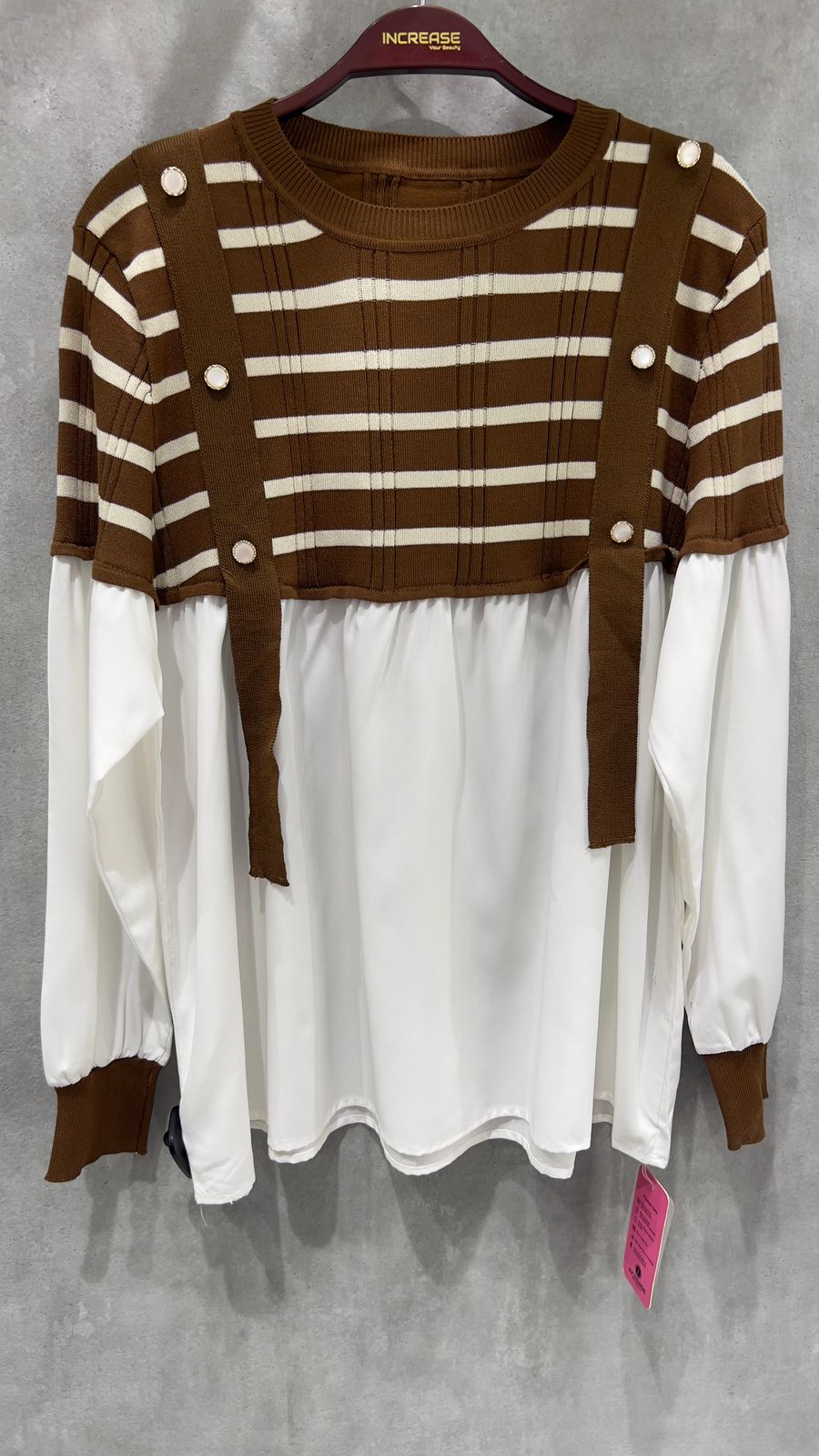 Women’s Fancy Lining Stylish Top