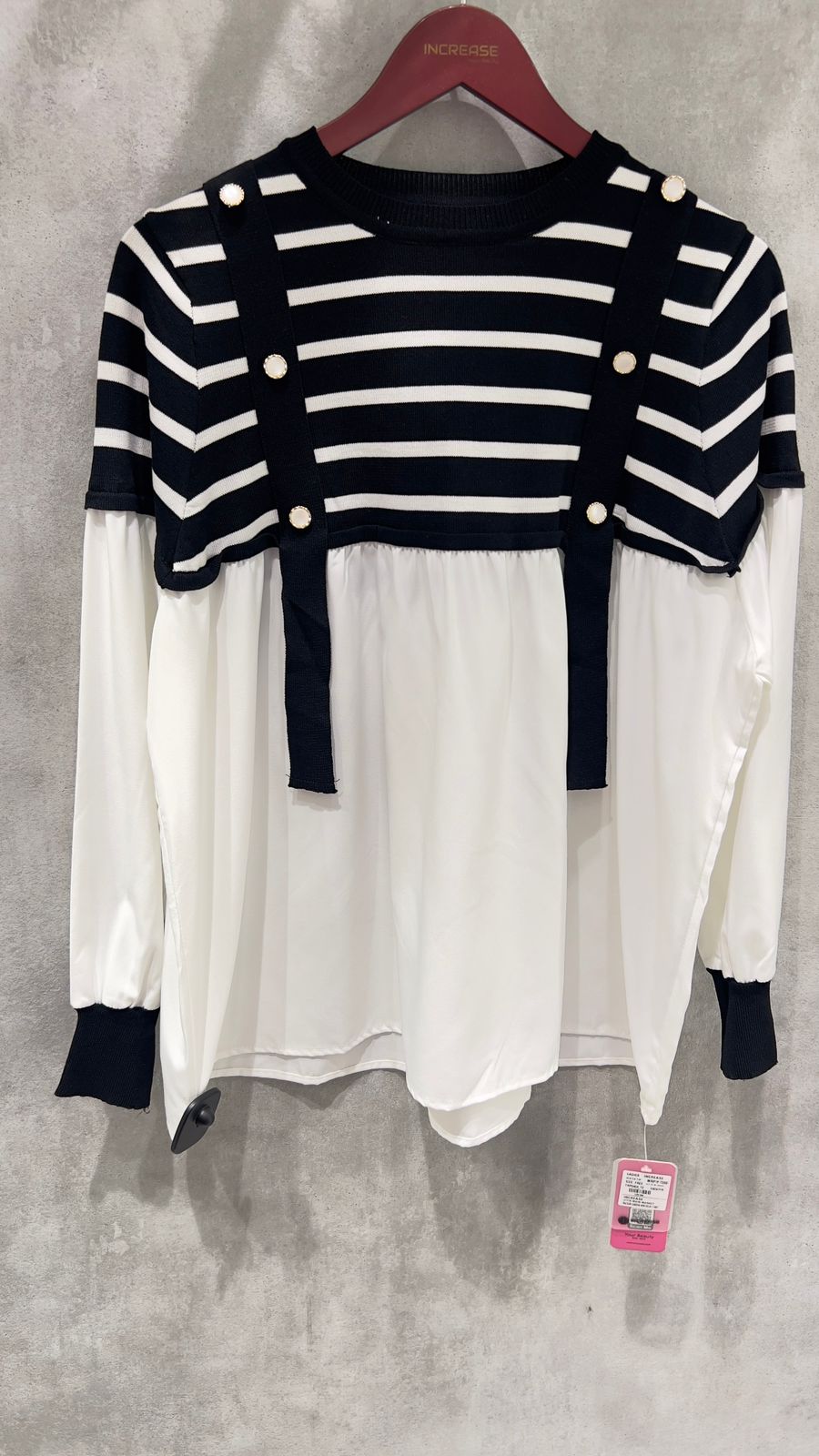 Women’s Fancy Lining Stylish Top