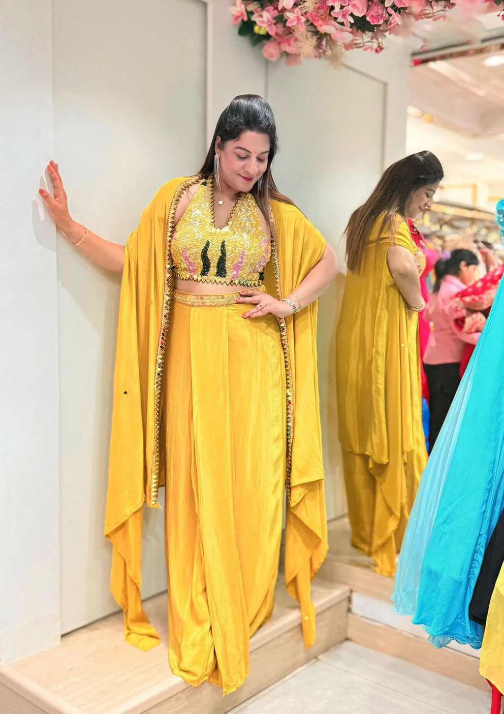 Buy Yellow 3-Piece Women's Dress