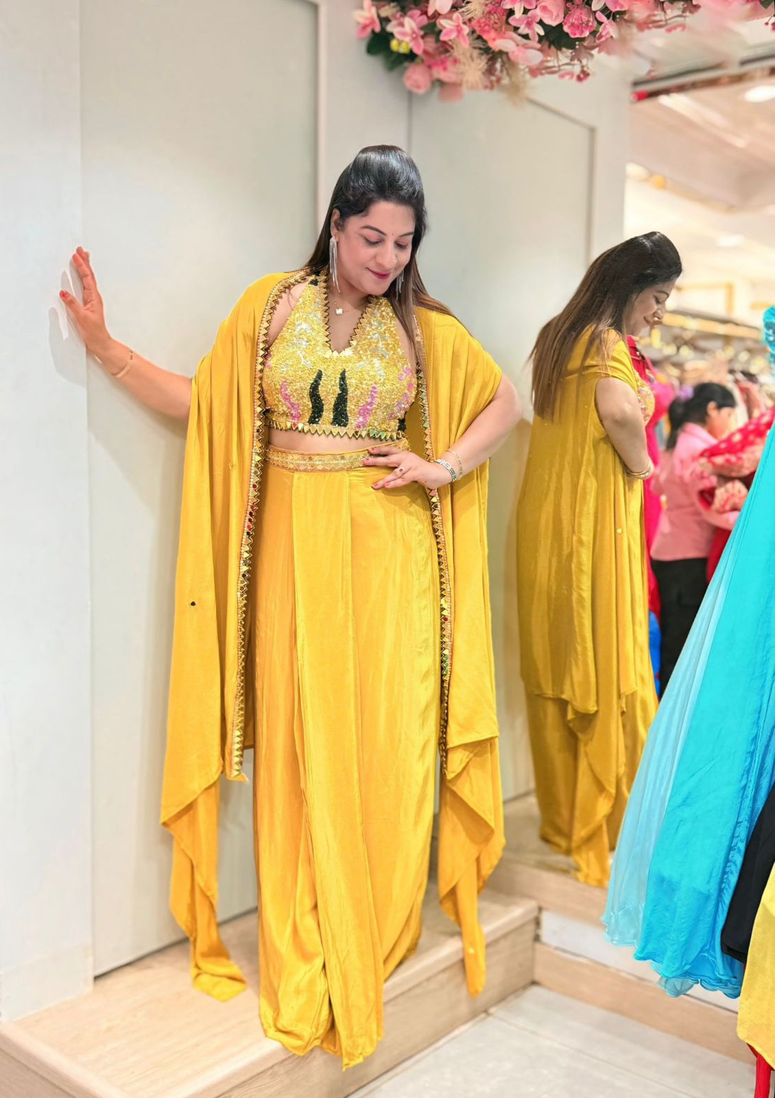 Buy Yellow 3-Piece Women's Dress